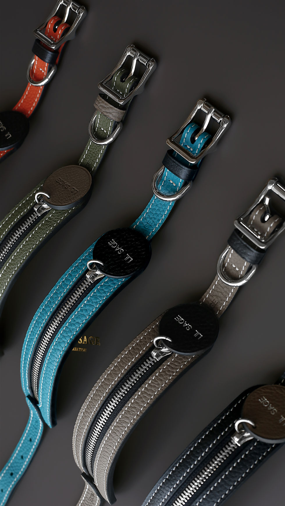 Thumbnail: Sagelight Leather Collar