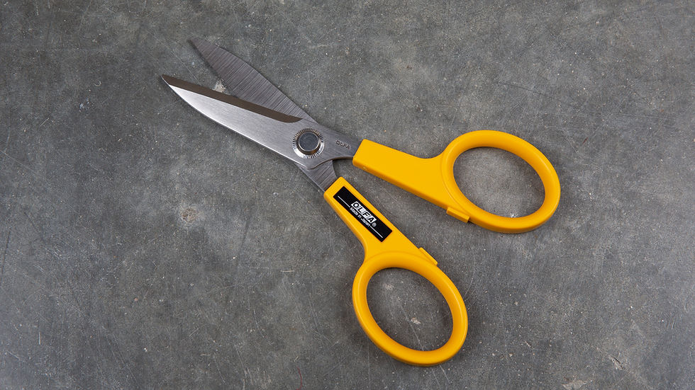 Thumbnail: Olfa SCS-1/SCS-2 Stainless Steel Serrated Edge Scissors