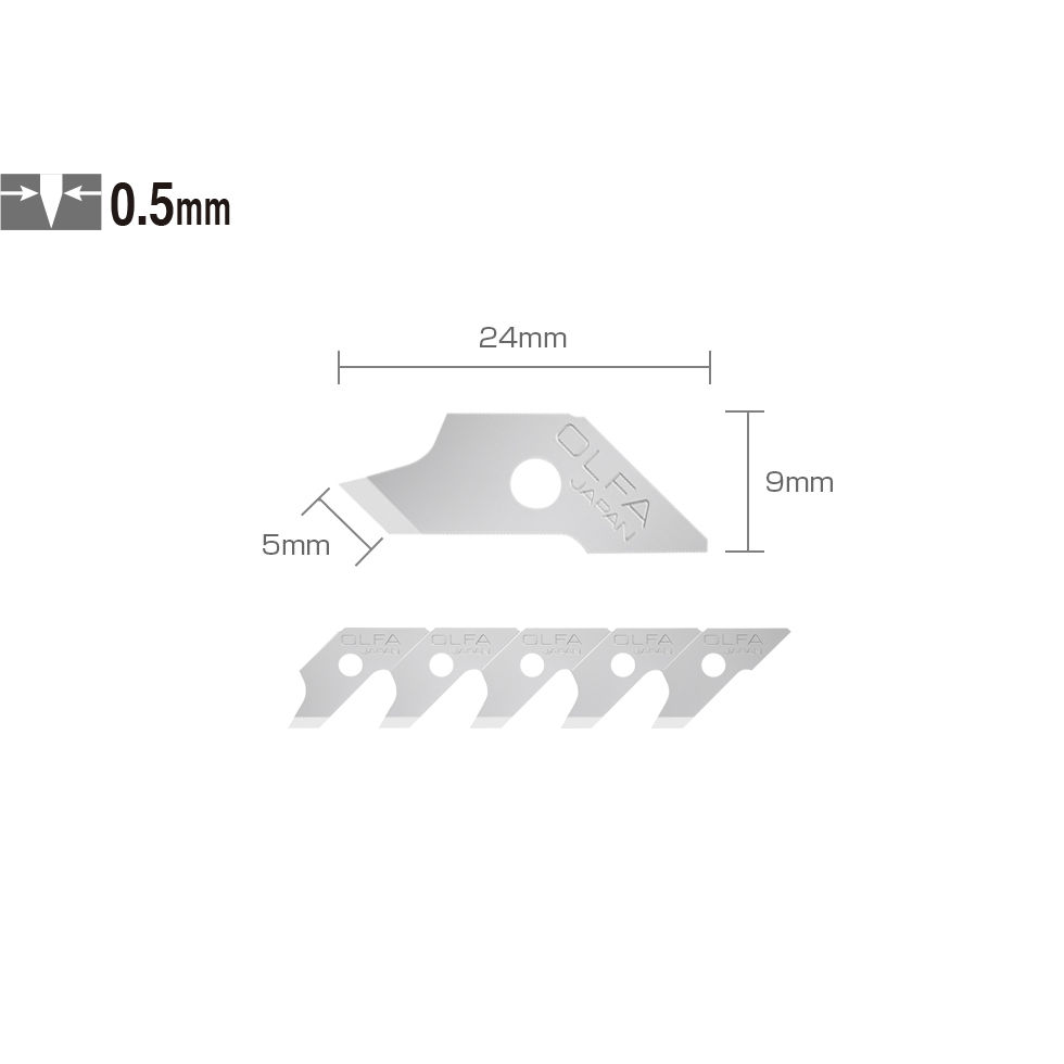 Olfa COB-1 Snap-off Spare Blade for Circle Cutters