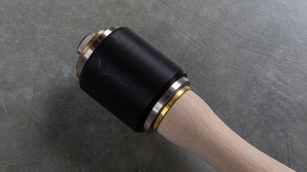 Thumbnail: Oka Japanese Wooden Round Maul Mallet - Weight Changeable