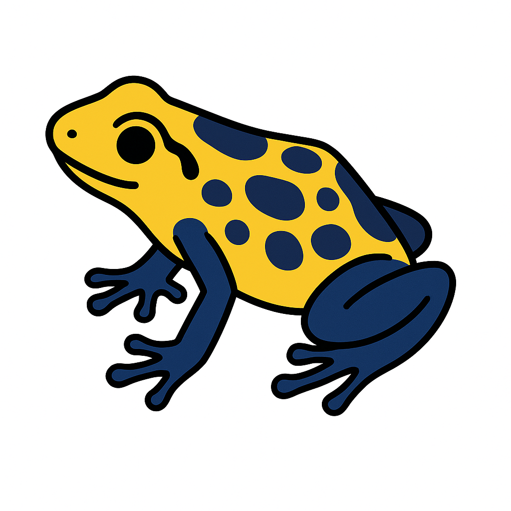 Poison Dart Frog Sticker