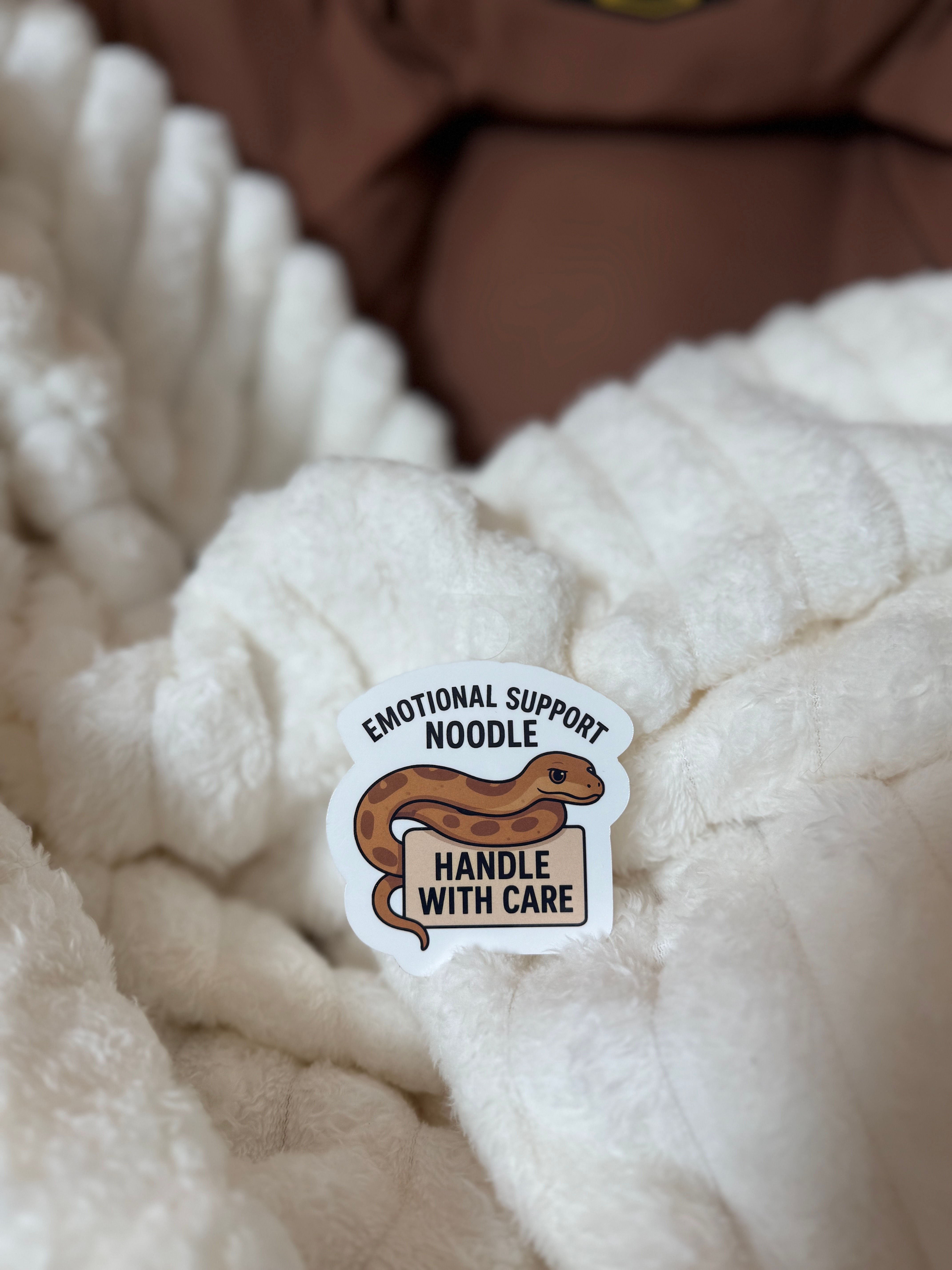 Emotional Support Noodle Sticker