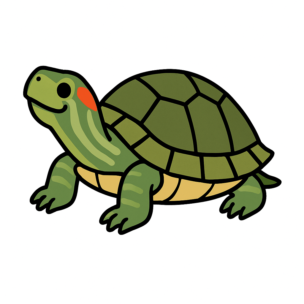 Red Ear Slider Sticker