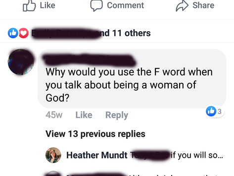 The holiday where God taught me I'm a fucking strong woman of God