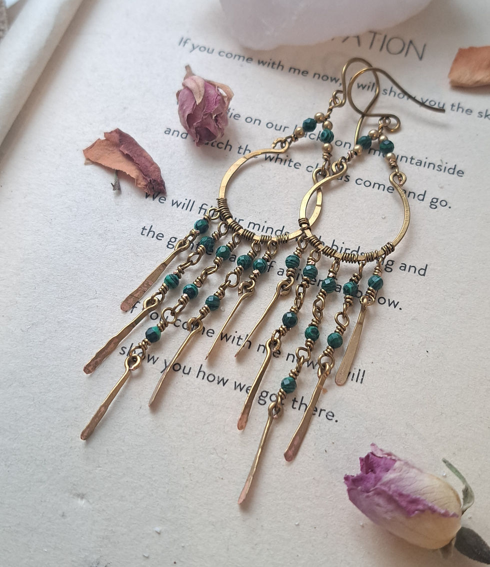 Thumbnail: Long Cascade Earrings