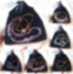 Thumbnail: Brass Crystal Chip Necklaces 