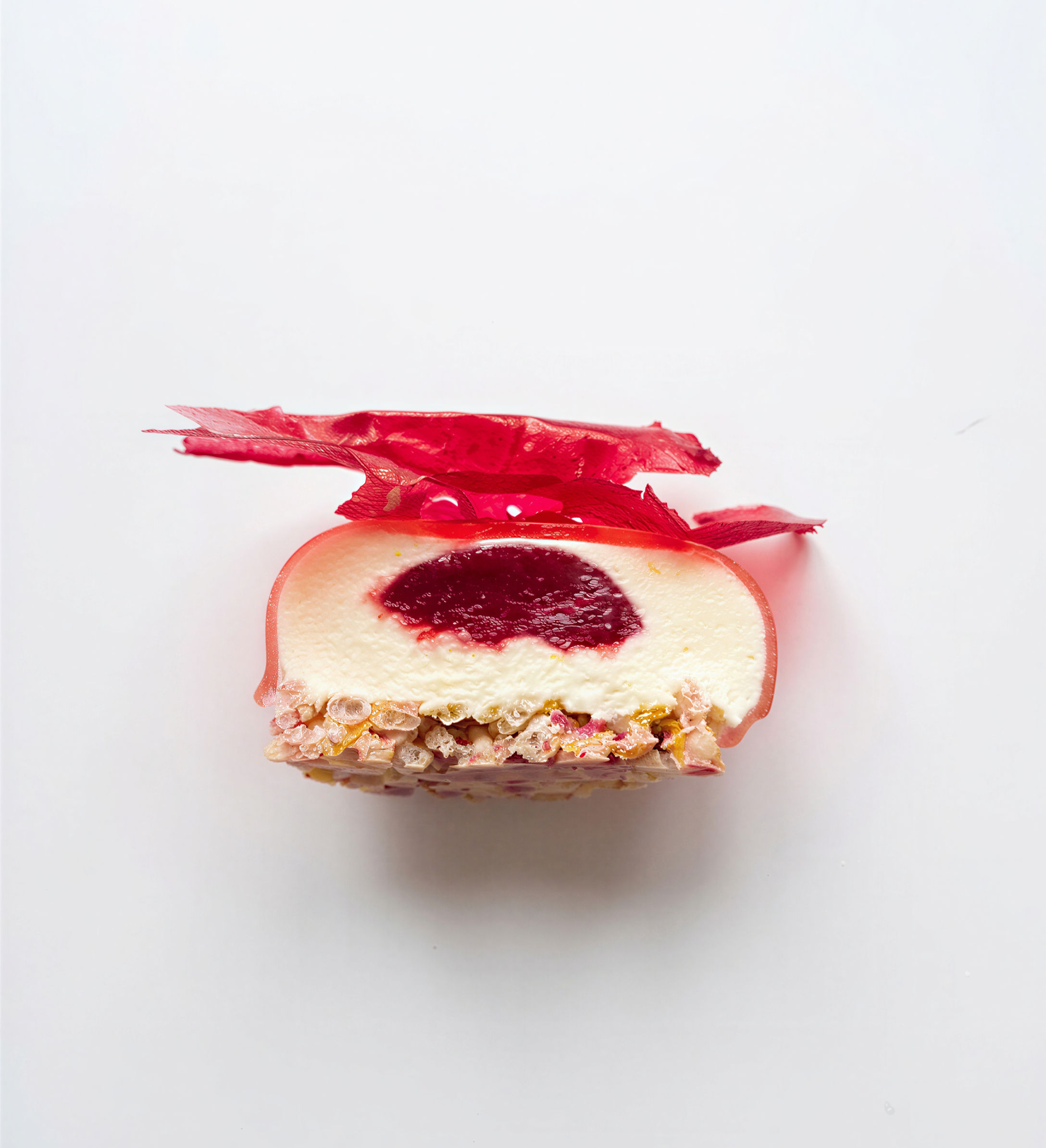 Raspberry & Rose Mousse Cake