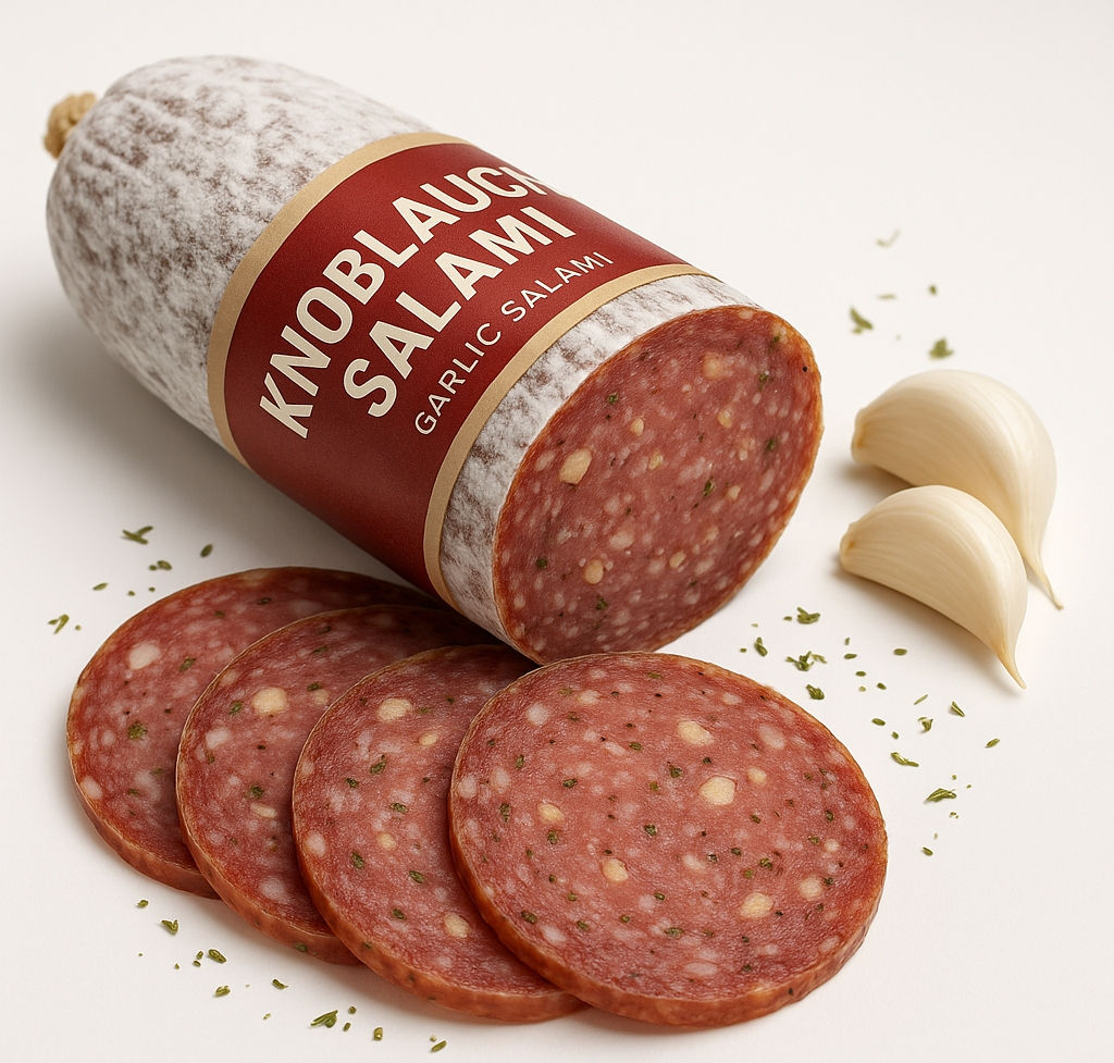Salamistar Knoblauch