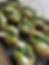 Crostini topped with Minted Broad Bean Butter with Mozzarella and Asparagus Tips