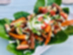 Roasted Sweet Potato with Fresh Figs, Mozzarella and Basil with a Balsamic Glaze