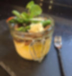 Creamed Polenta with Truffled Mushrooms and Asparagus Tips