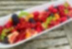 Seasonal Fruit in a Thyme Scented Syrup
