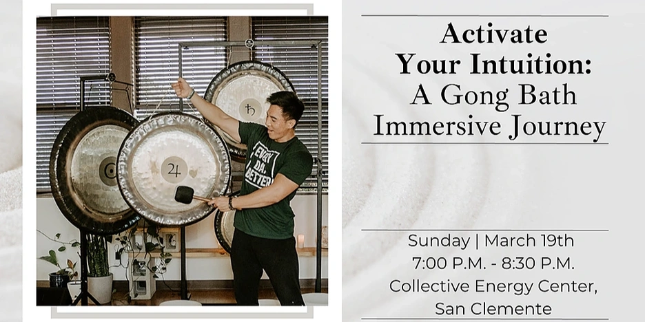 Healing the Heart: A Gong Bath Immersive Experience w/ Kyle Lam