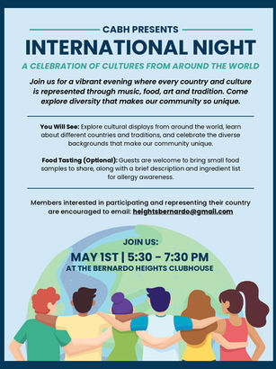 Calling All Residents: International Night