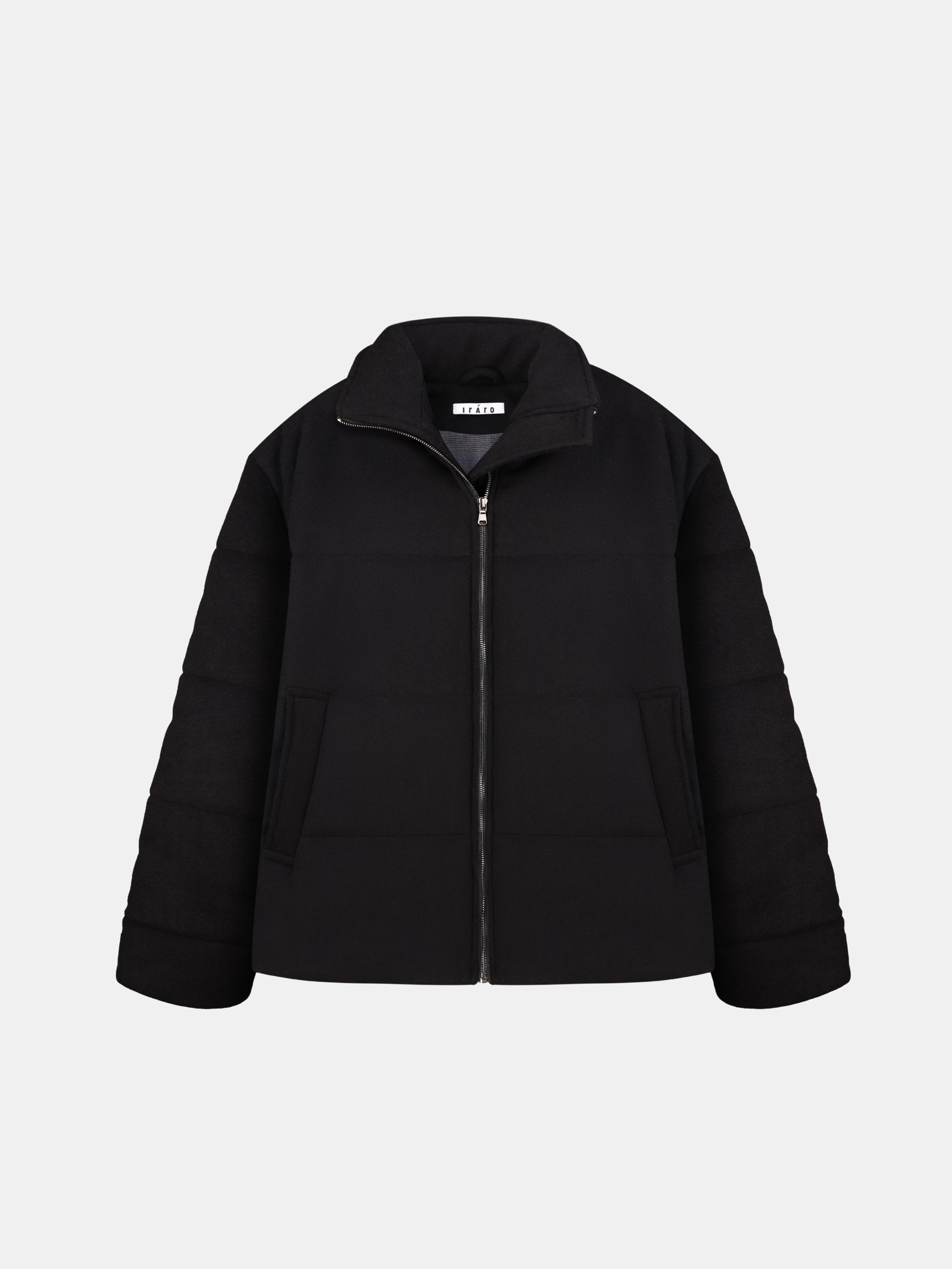 Пуховик з пальтової тканини