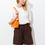 Thumbnail: Brown linen shorts