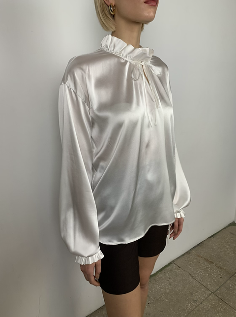White silk blouse IRARO WORLD