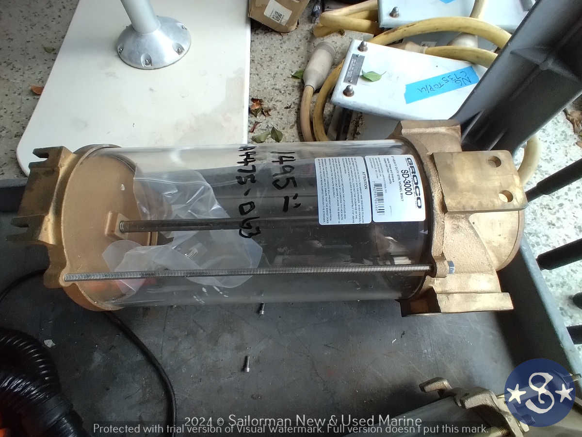 Groco Sea Strainer SD-3000 Without The Basket