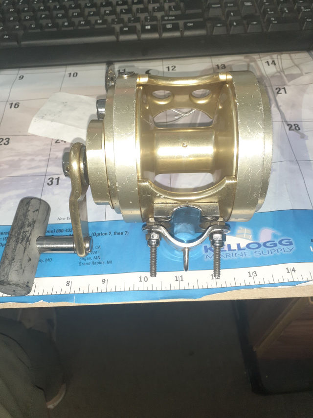 Reel Fin-Nor 4B 834 Gustavo Lovera Yacht Palomar