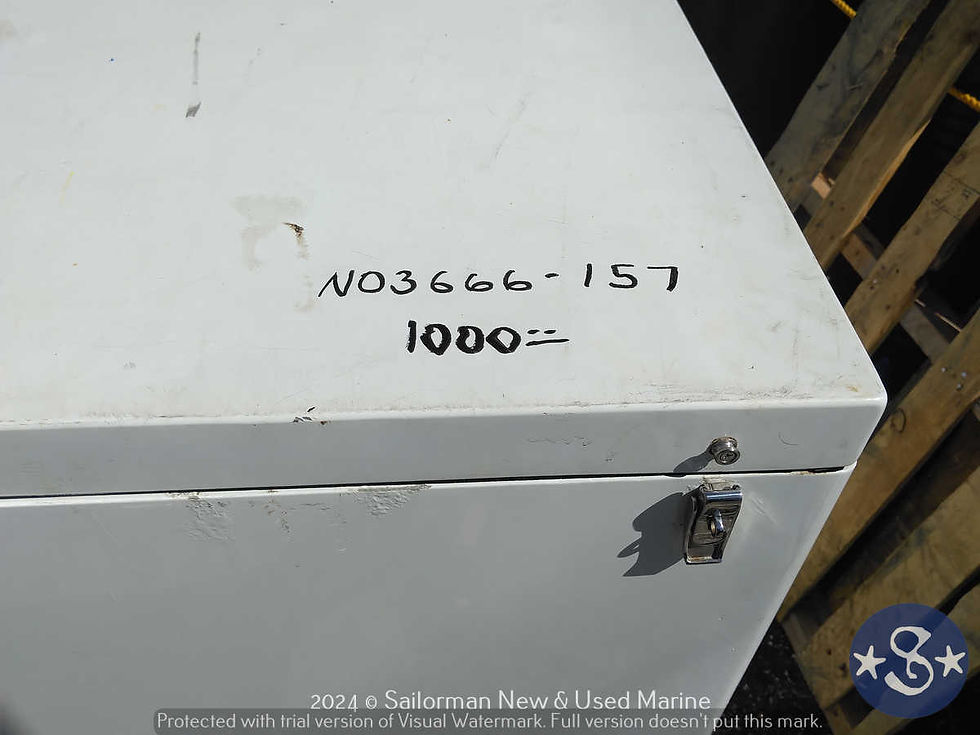 Thumbnail: Aluminum Storage Box With Hinged Lid 65" Wide X 35.5" X 41.5" Tall