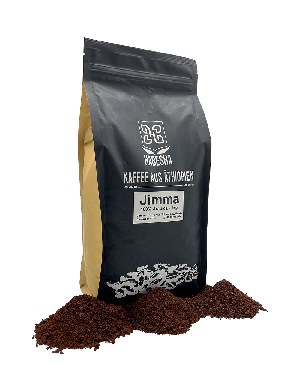 Miniaturbild: Jimma Birbirsa - Gemahlener Kaffee aus Äthiopien, 100% Arabica, 250g, 500g, 1kg