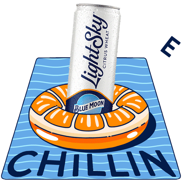 Blue Moon | Light Sky Poolside