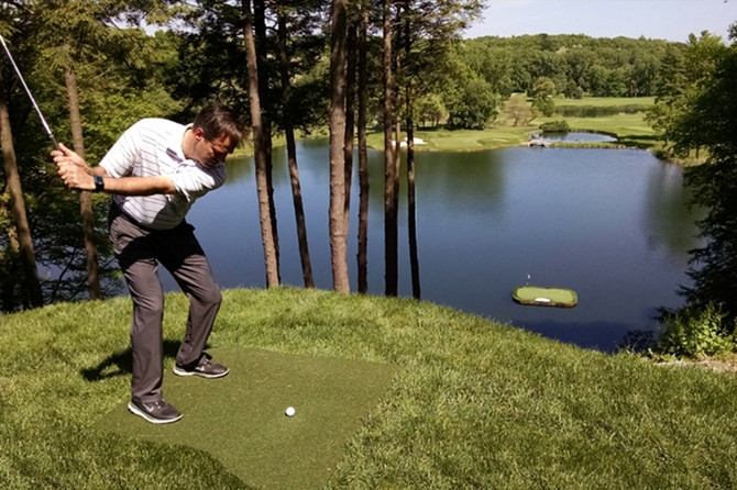 WESTCHESTER MAGAZINE: Floating Green Debuts At Bedford's GlenArbor Golf Club