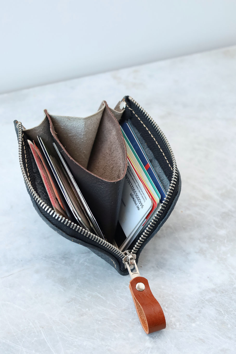 Thumbnail: WEDNESDAY WALLET IN TEXTURE GREY