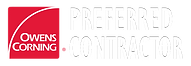 Owens Corning Preferred Contractor badge for Techline Roofing
