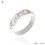Thumbnail: 14K-WG Three Diamond Wedding  Ring