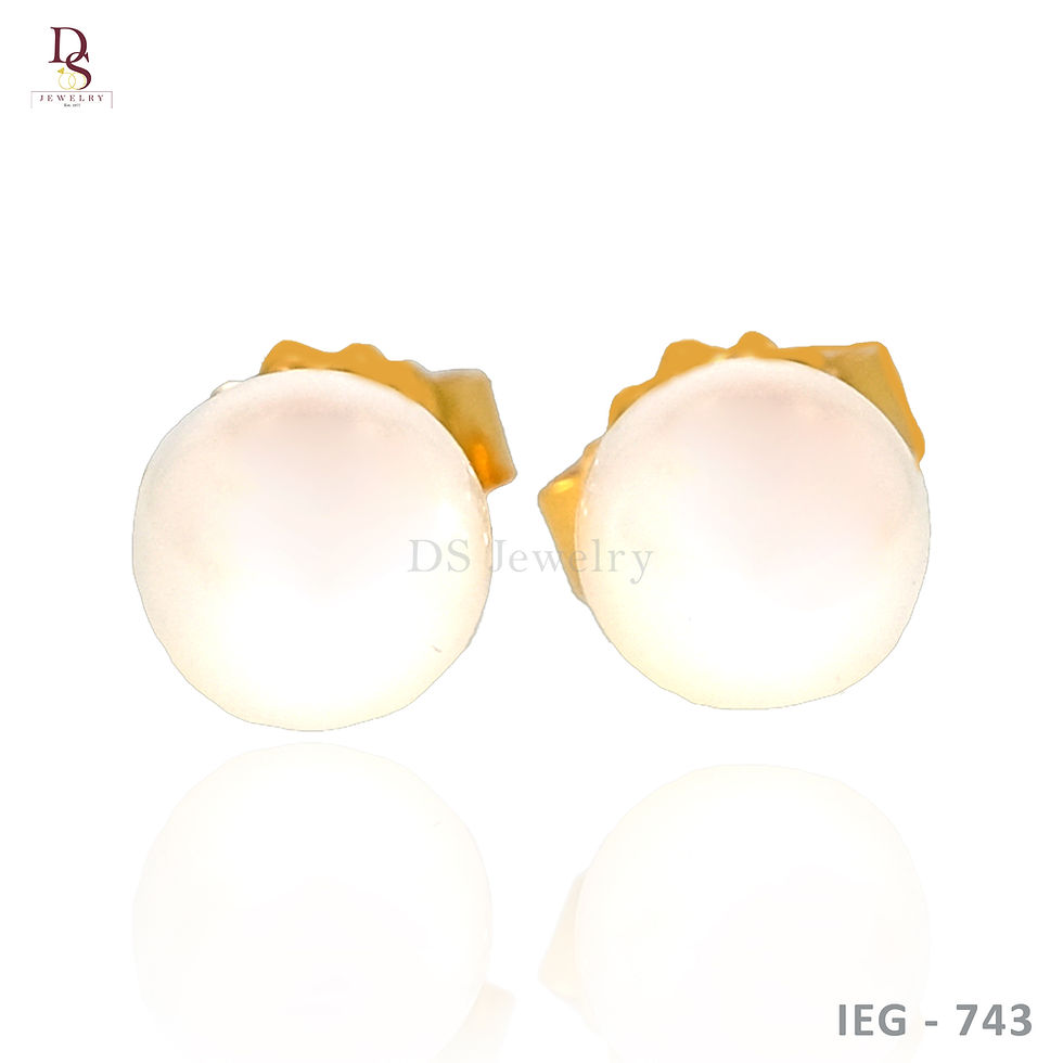 14K-YG Pearl Earrings