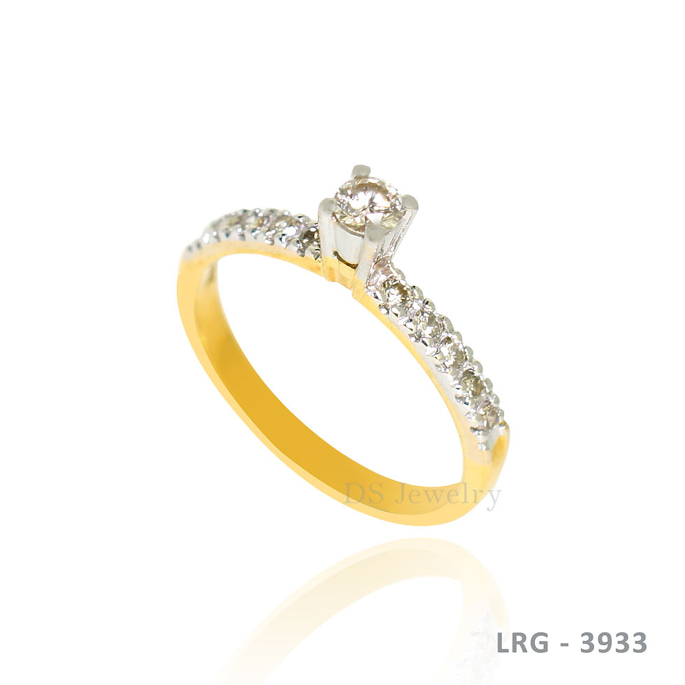 Thumbnail: 14K-YG   Diamond  Ring