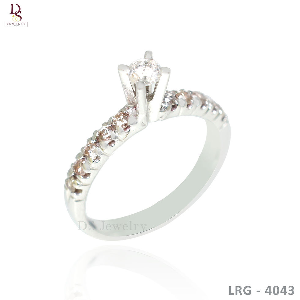 Thumbnail: 14K-WG  Diamond Ring