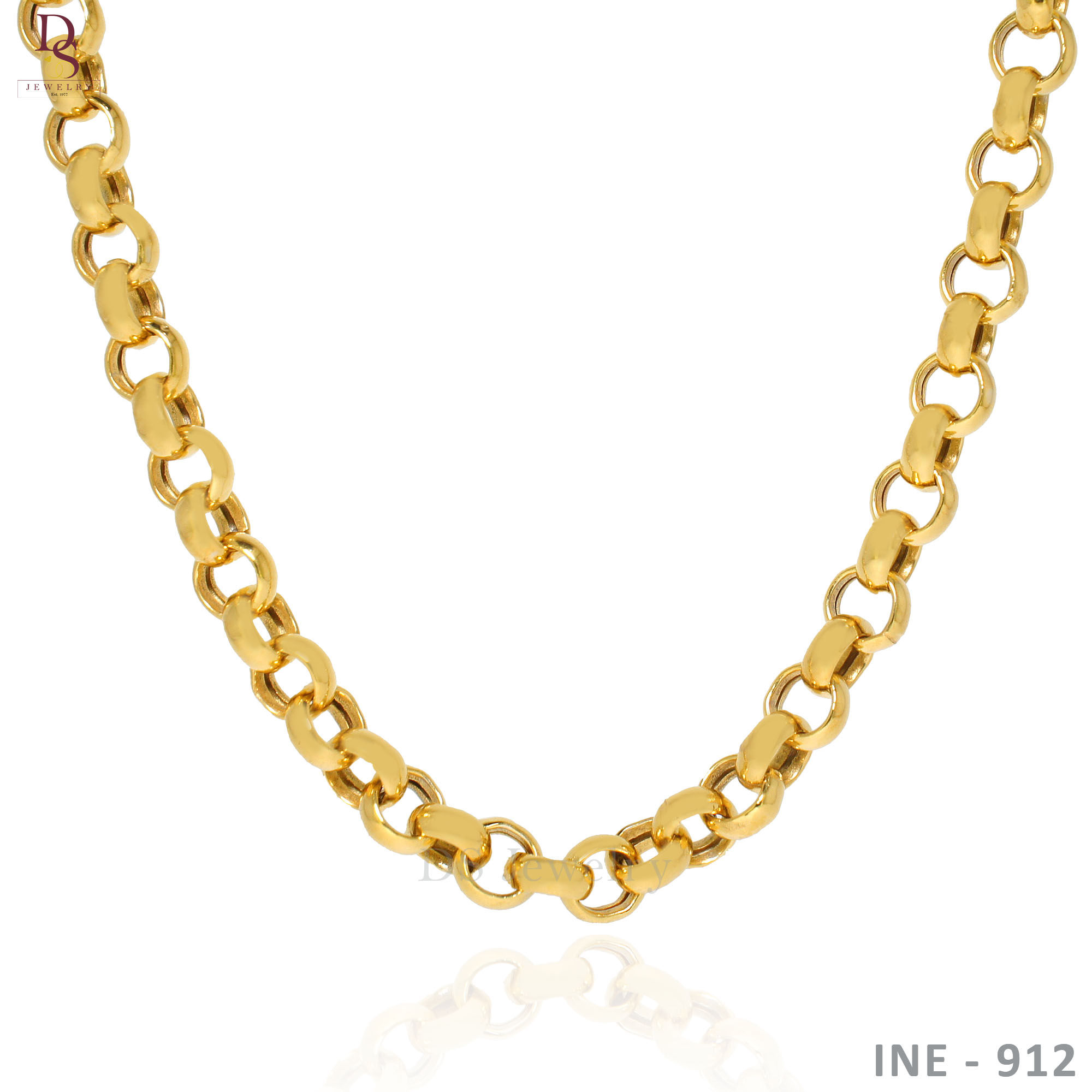 14K-YG Rolo Chain Chain Necklace