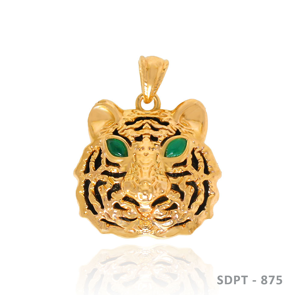 18K-YG Panther Pendant