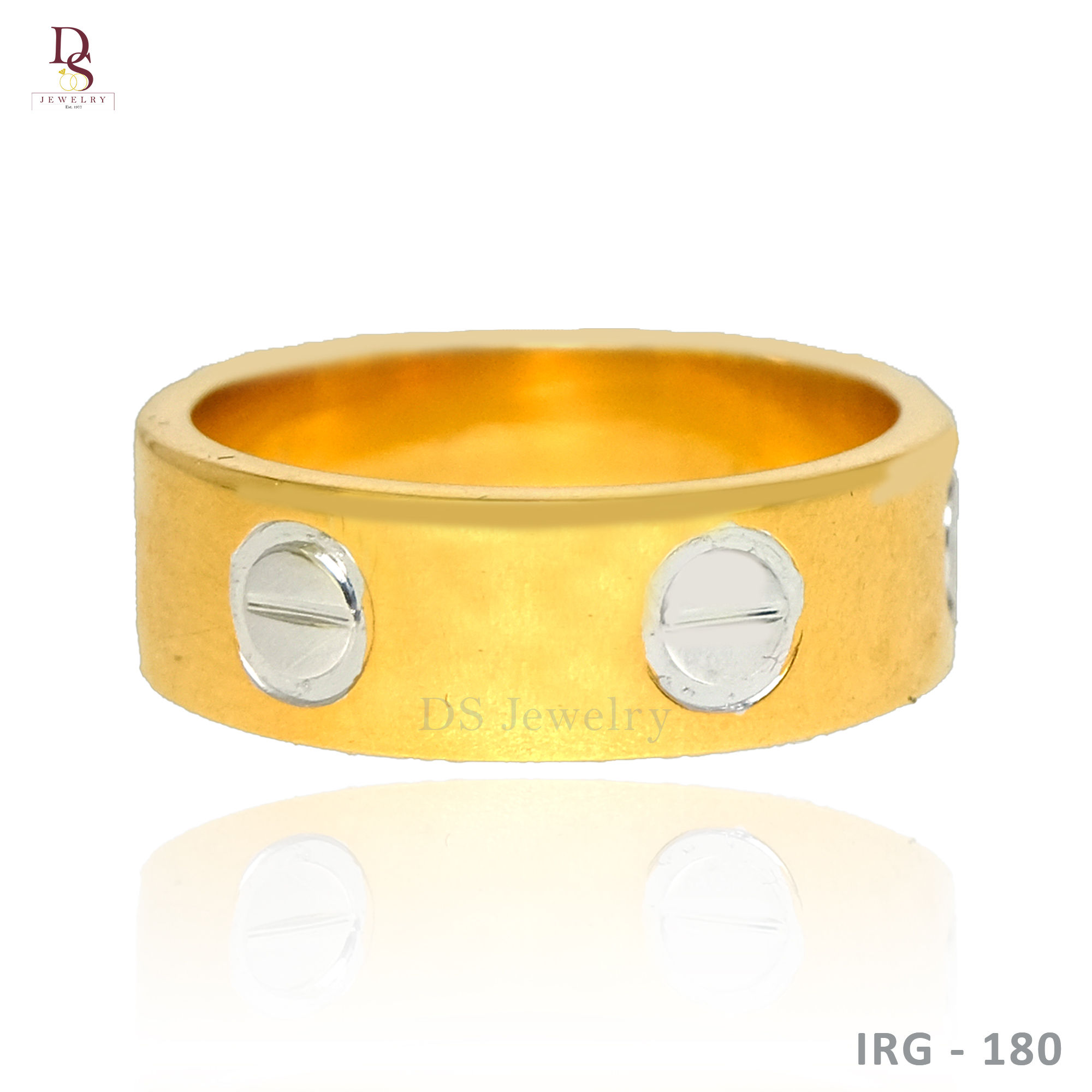 18K-YG Design Ring