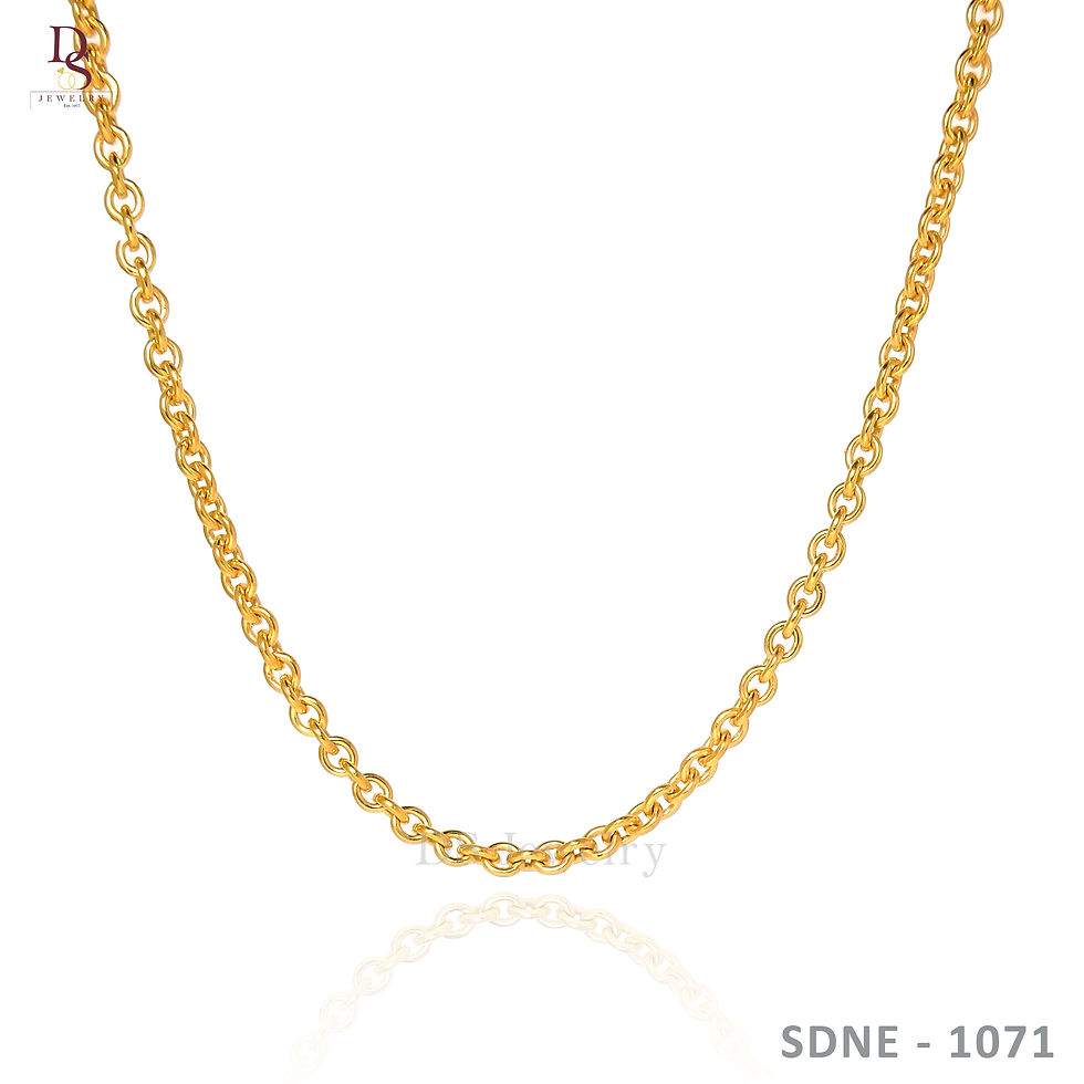 Thumbnail: 18K-YG Cable Necklace