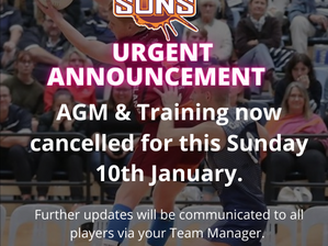 AGM & TRAINING CANCELLED 10 JAN DUE TO LOCK DOWN