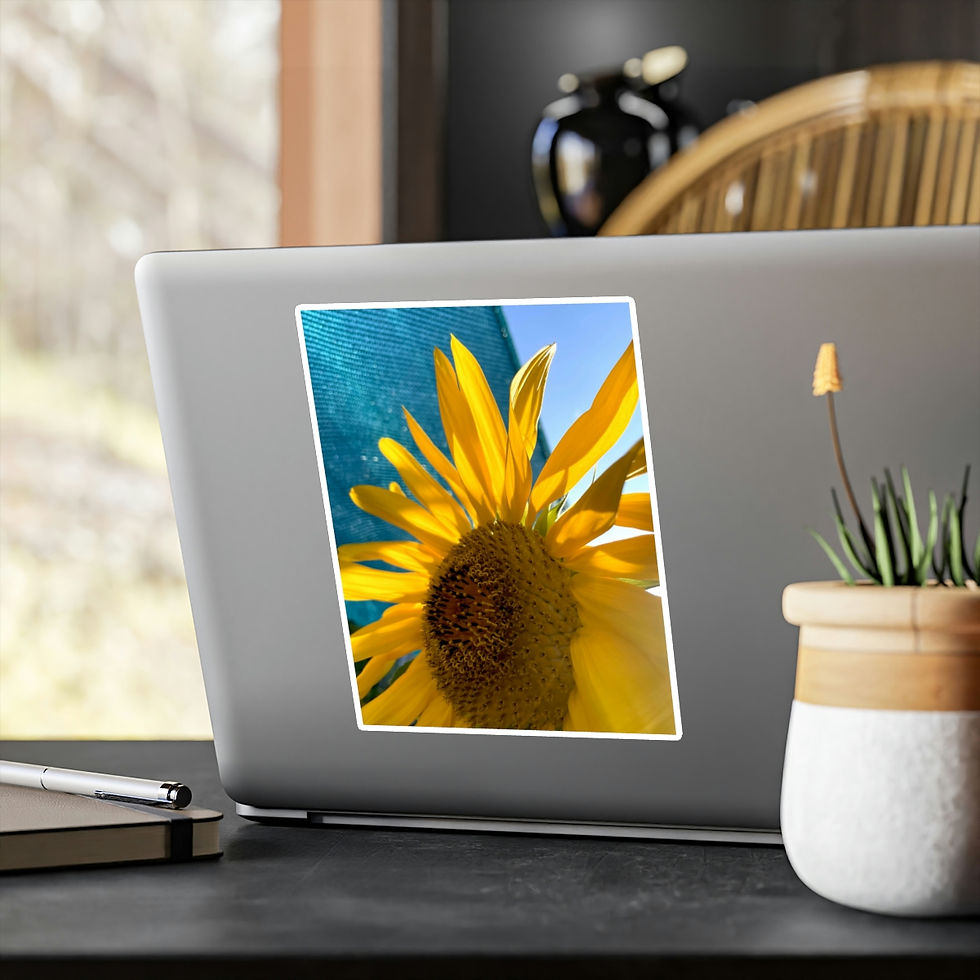 Thumbnail: Vinyl Decals - sunflower for Ukraine