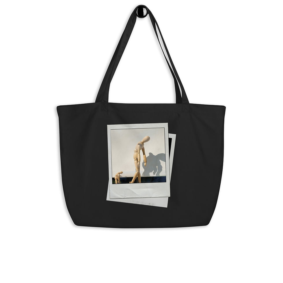 Thumbnail: Large Eco Tote (snapshot, wooden mannequin)