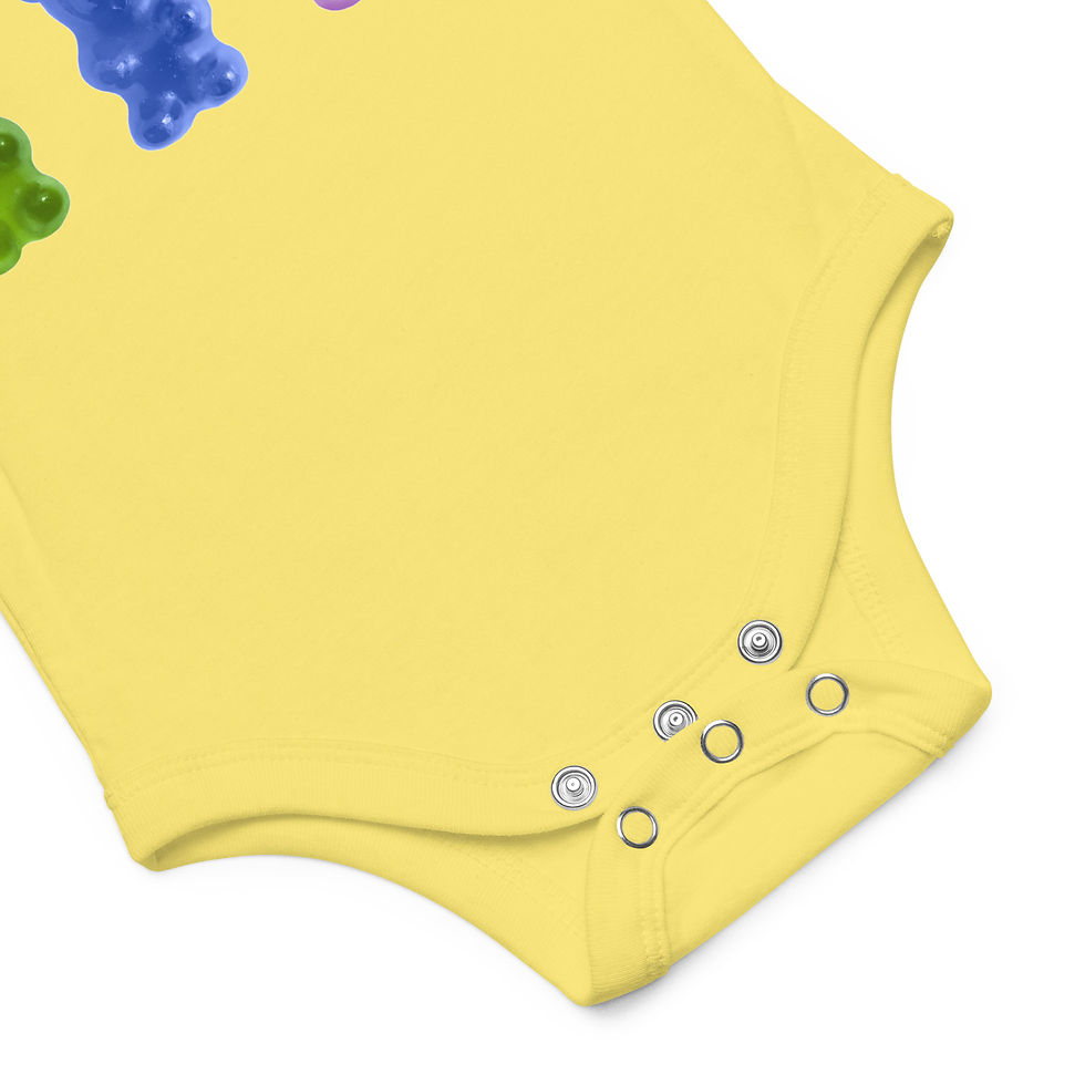 Thumbnail: Baby short sleeve onesie - gummy bear pyramid