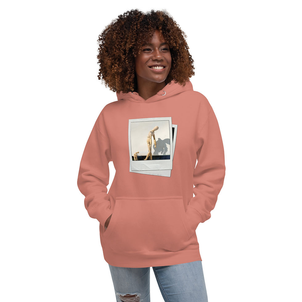 Thumbnail: Unisex Hoodie - wooden mannequins