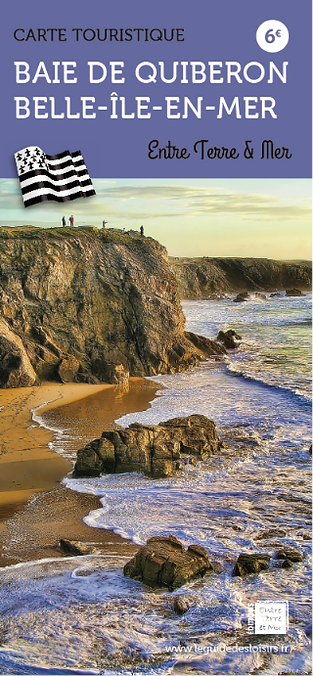 Carte Touristique Baie de Quiberon et Belle-Île-en-Mer