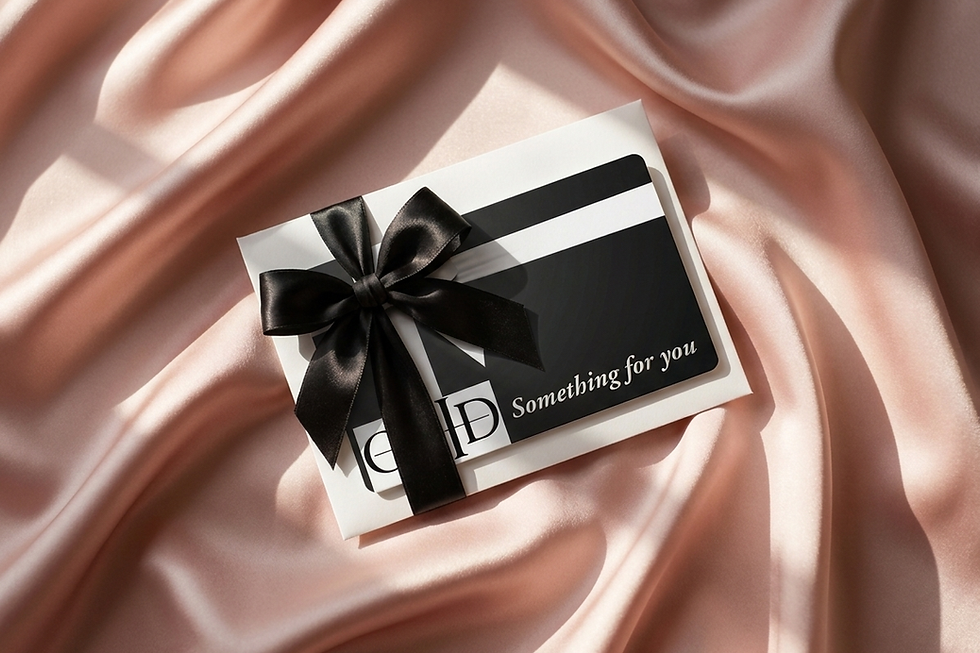 ONE HOUSE OF DERM gift cards available for purchase for birthday or holiday gifts.