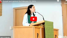 Gospel and sermon for February 12, 2023.