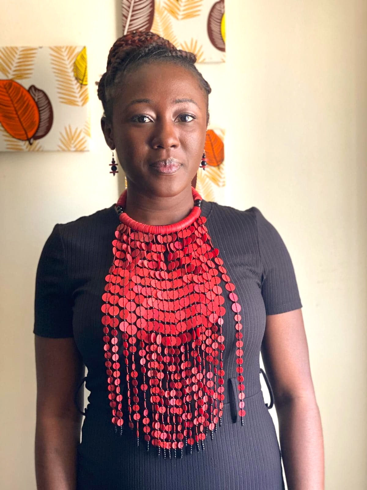 AFrican Tribal Long Necklace Set