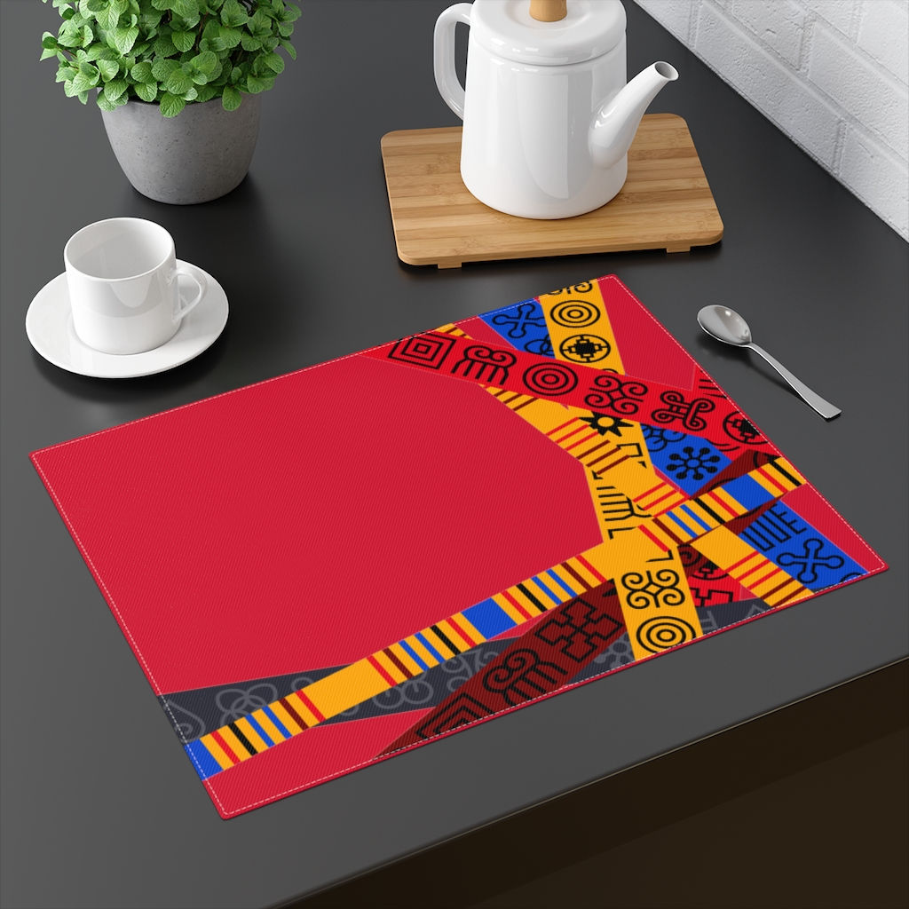 Placemat Adinkra Prints Inspiration