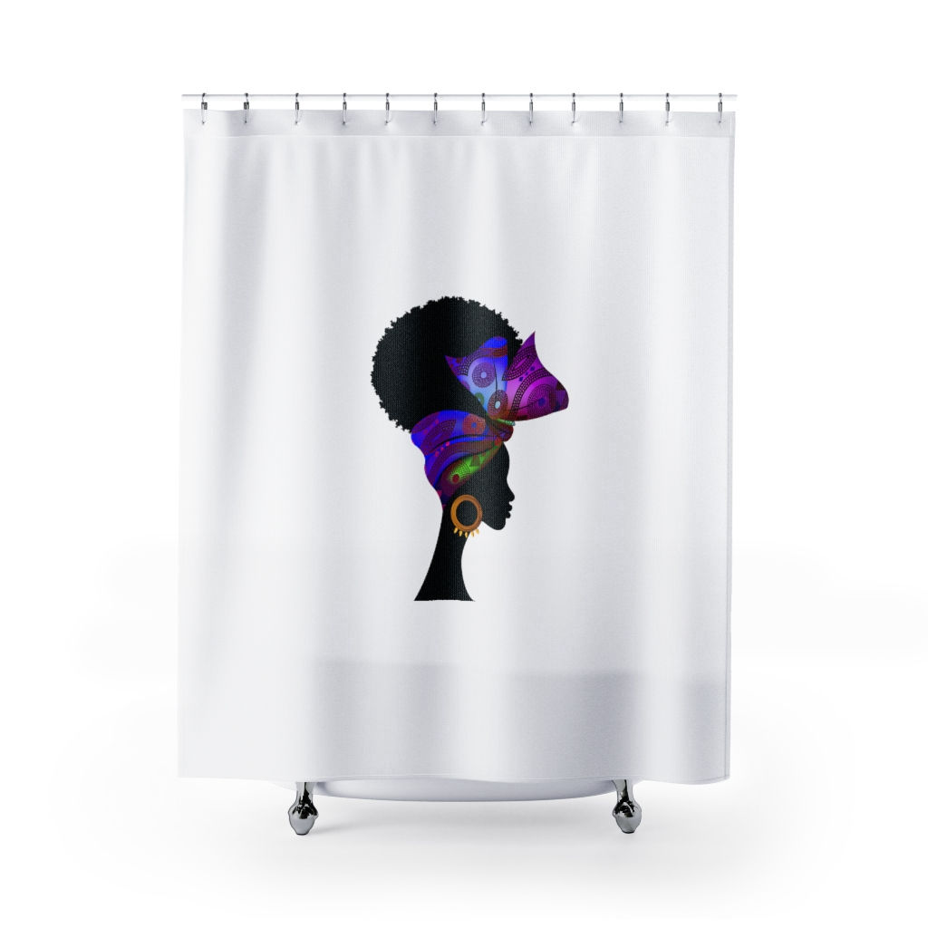 Elegant Woman Shower Curtains