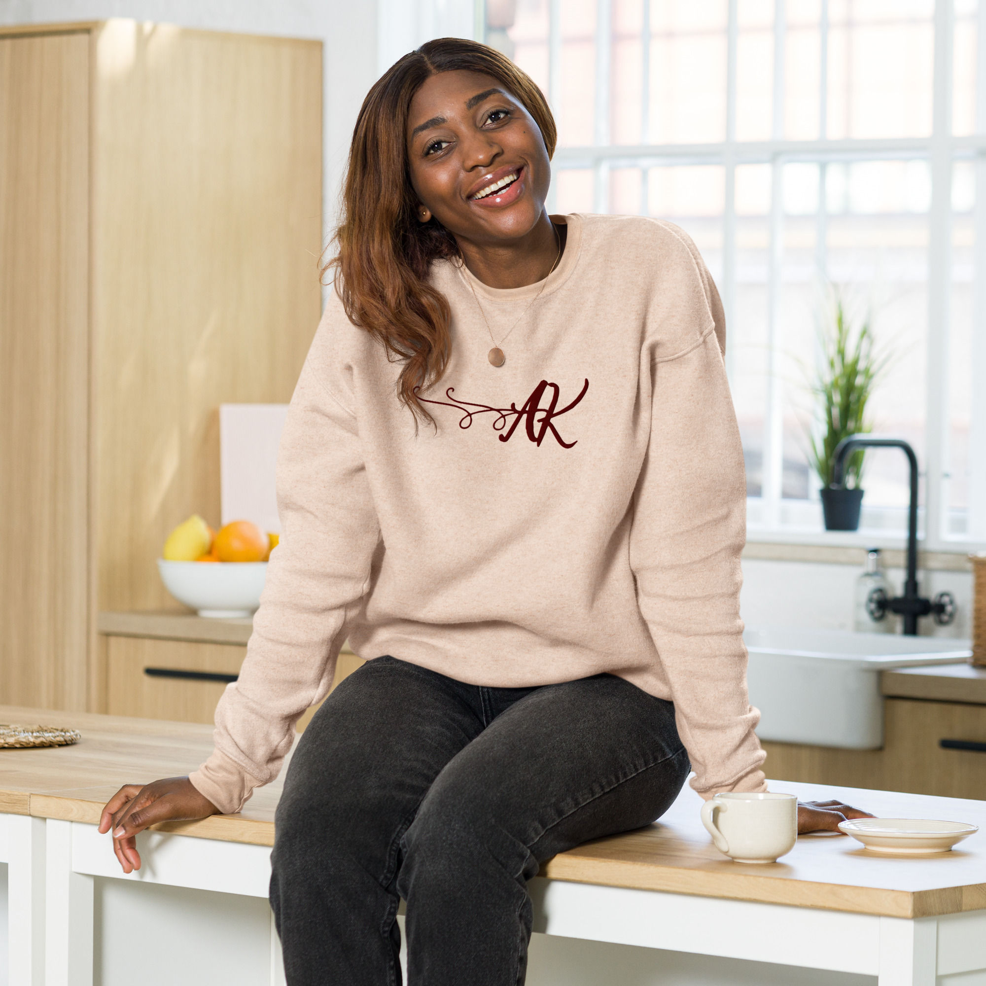 AK Suede Fleece Sweatshirt