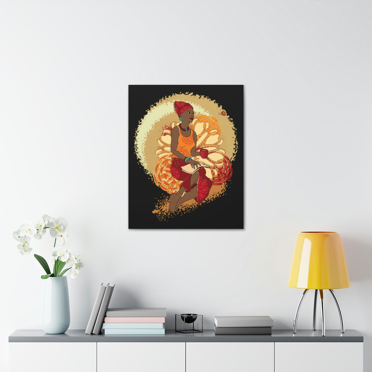 African Beauty Canvas Gallery Wraps